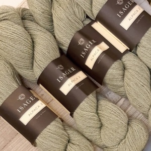 Isager Alpaca 2 yarn 50g - pale green